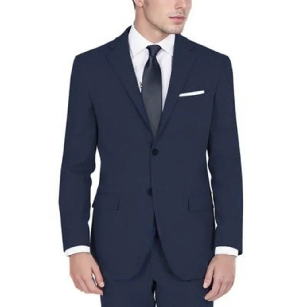 DKNY‎ Sport Coat Mens 42R Navy Duran Quiet Luxury Business Casual Polished NWT